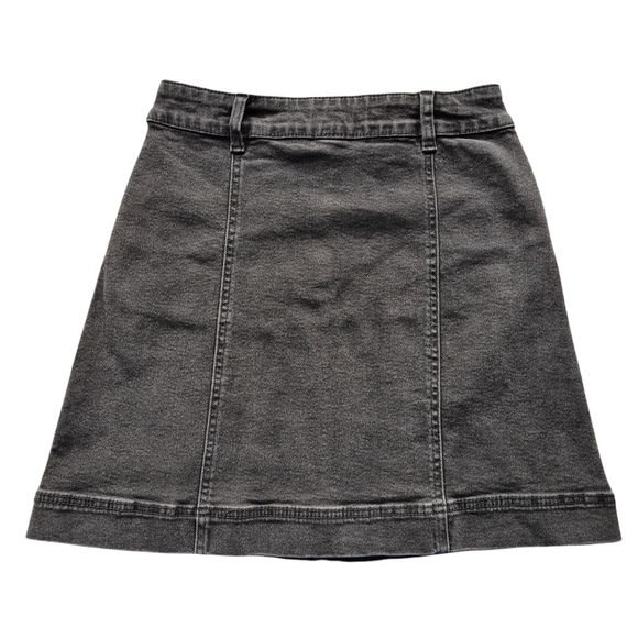 Anko 6 Black Wash Denim Mini Skirt - Picture 4 of 9